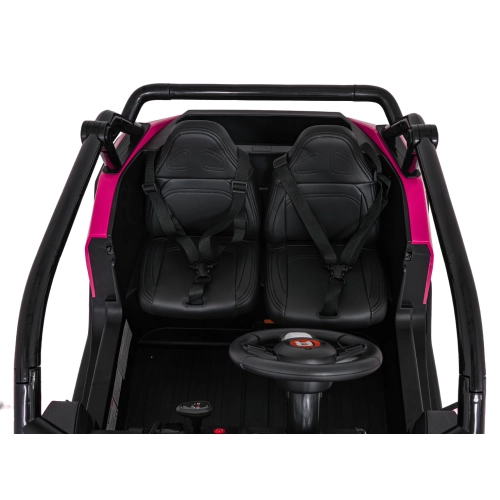 Pojazd Elektryczny RACING Road 2000 4x120W – Różowy JL218.ROZ